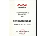 Avaya 中小企业产品核心合作伙伴-2013年