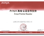 Avaya 高级认证合作伙伴-2009年